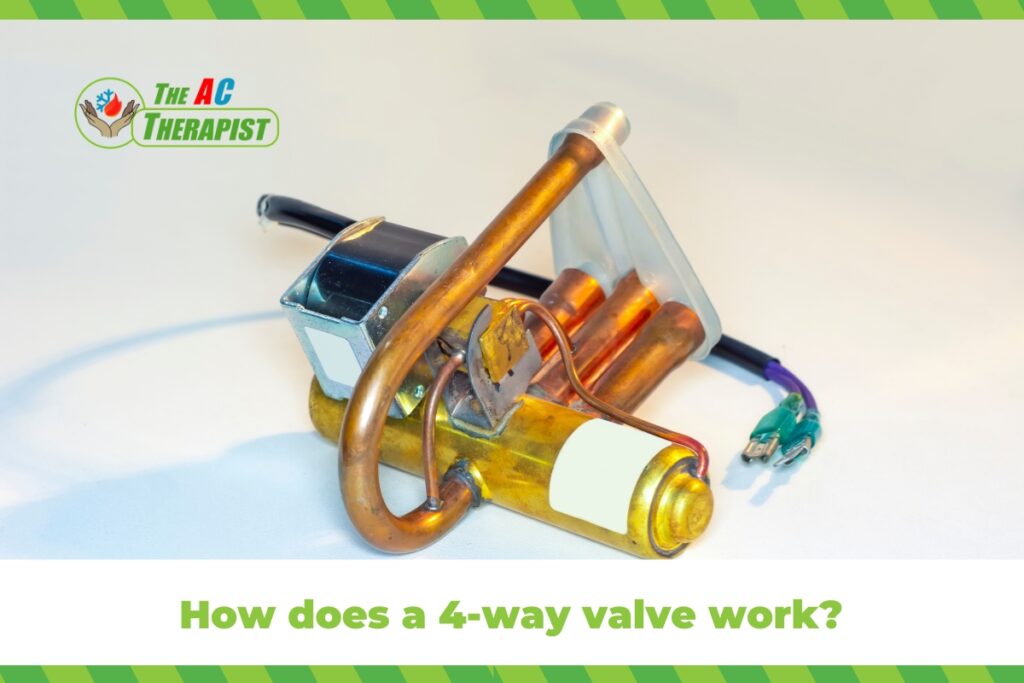 How does a 4-way valve work?