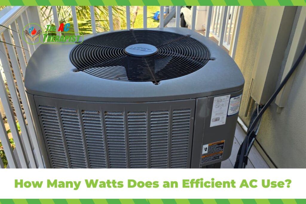 How Many Watts Does an Efficient AC Use?